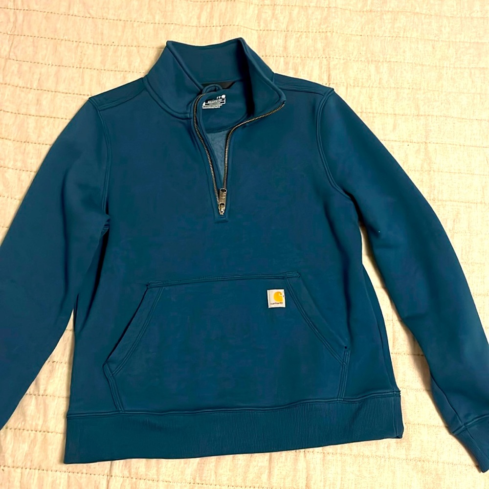 Quarter zip Carhartt sweatshirt